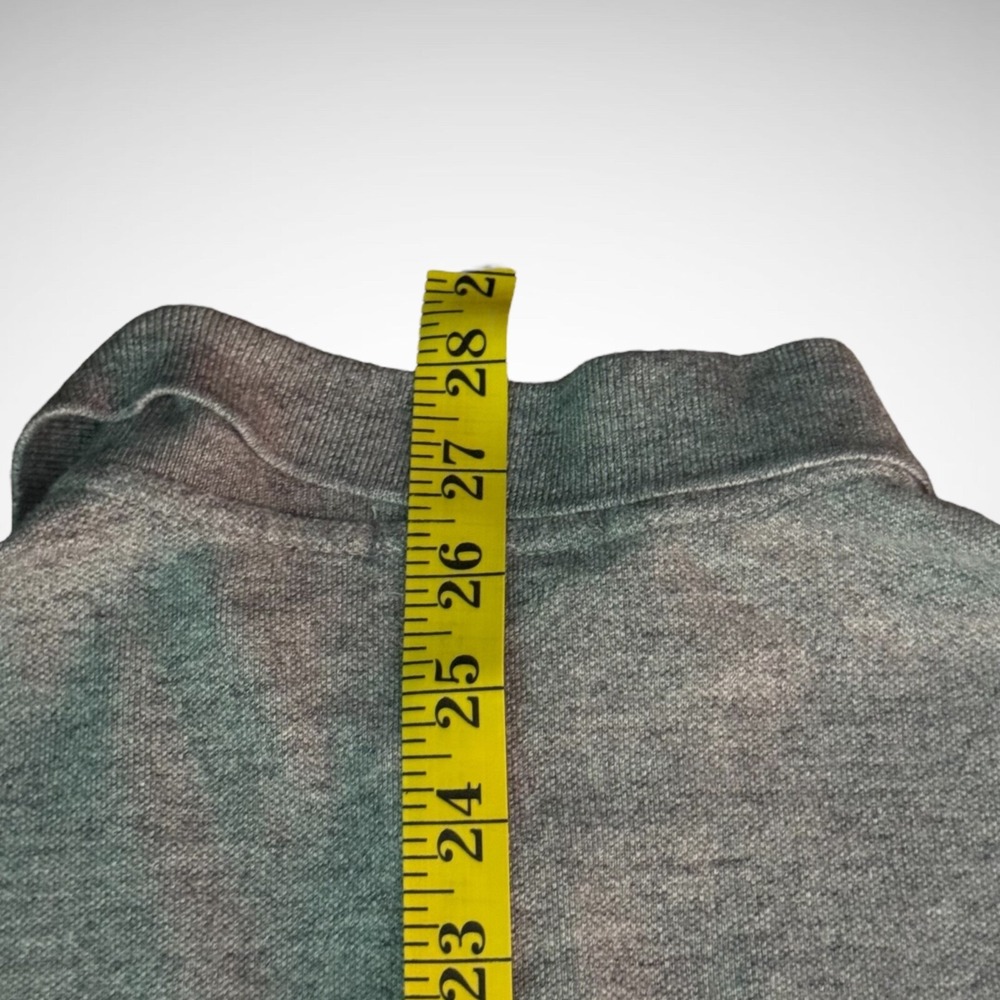 Polo Ralph Lauren Mens Large Short Sleeve Polo Gray Pre Owned Slim Fit Big Pony - Picture 6 of 7